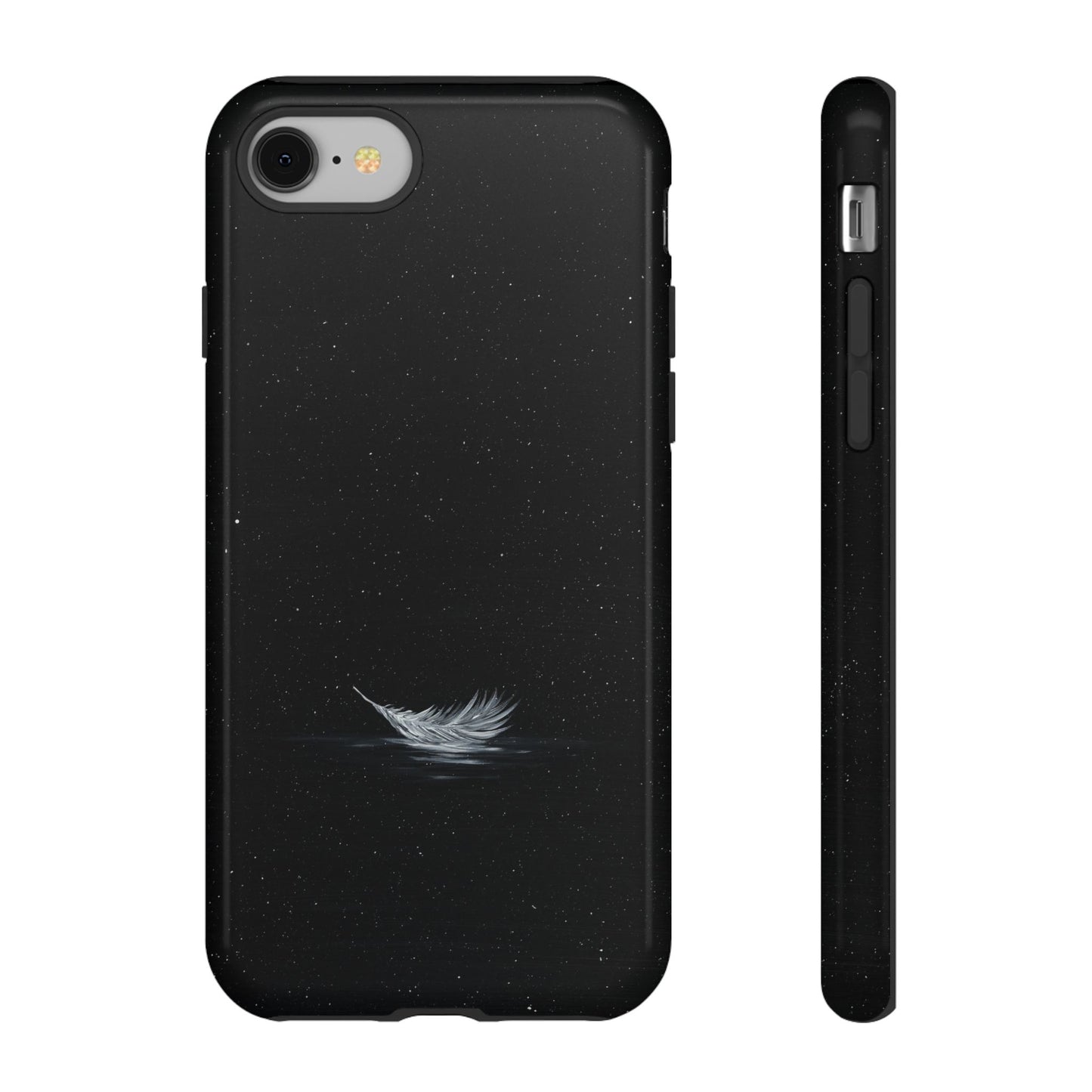 Phone case mockup featuring Stillness Speaks artwork by Lunar Lullabies