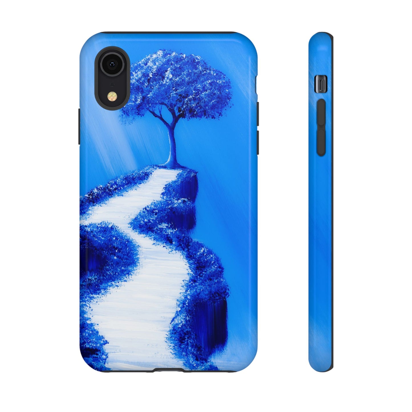 Phone case mockup featuring Reflections Point artwork by Lunar Lullabies