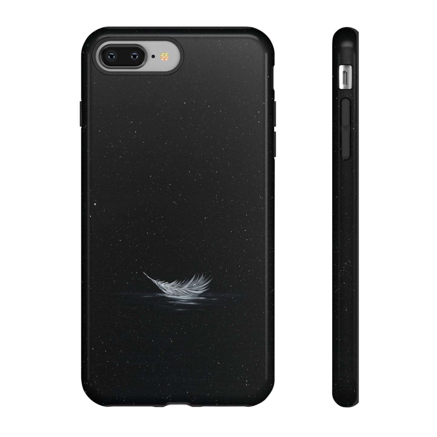 Phone case mockup featuring Stillness Speaks artwork by Lunar Lullabies