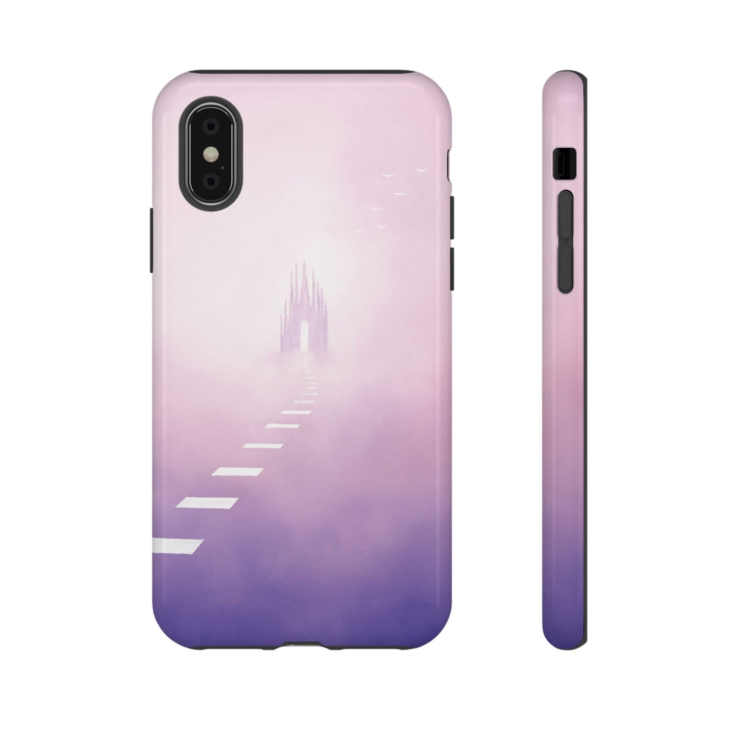 Phone case mockup featuring Innocence Return artwork by Lunar Lullabies