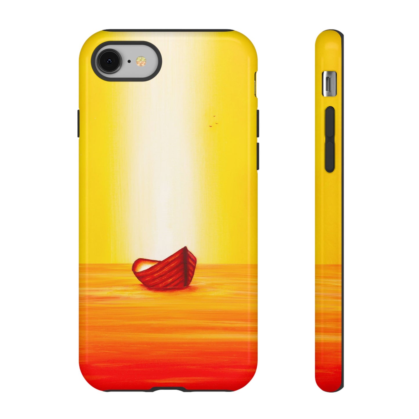 Phone case mockup featuring Sea of Possibilities artwork by Lunar Lullabies