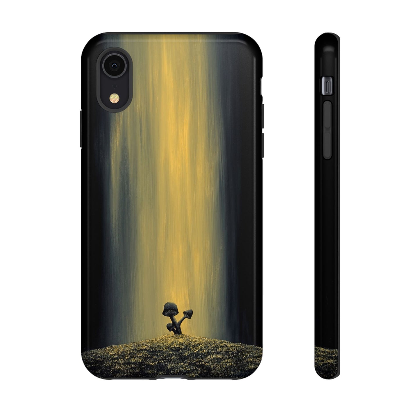 Phone case mockup featuring Ground Break artwork by Lunar Lullabies
