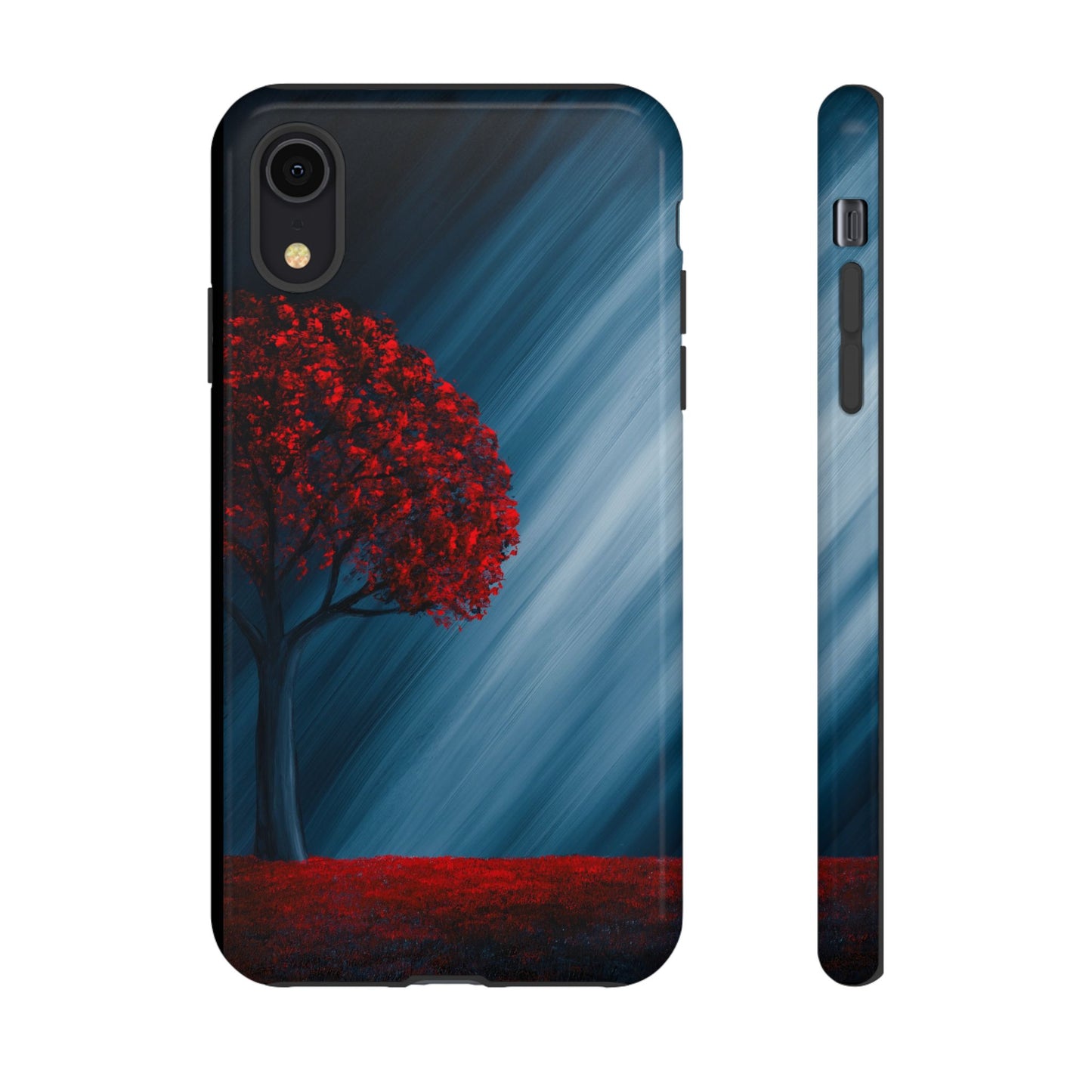 Phone case mockup featuring Crimsons Promise artwork by Lunar Lullabies