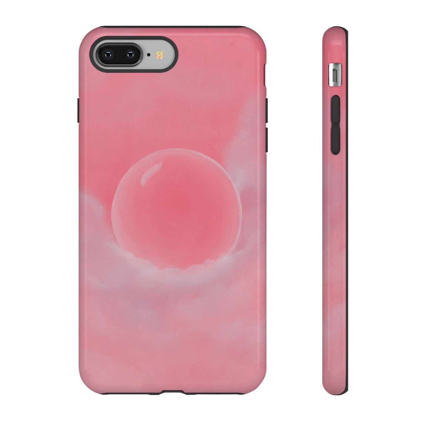Phone case mockup featuring Glinda’s Good artwork by Lunar Lullabies