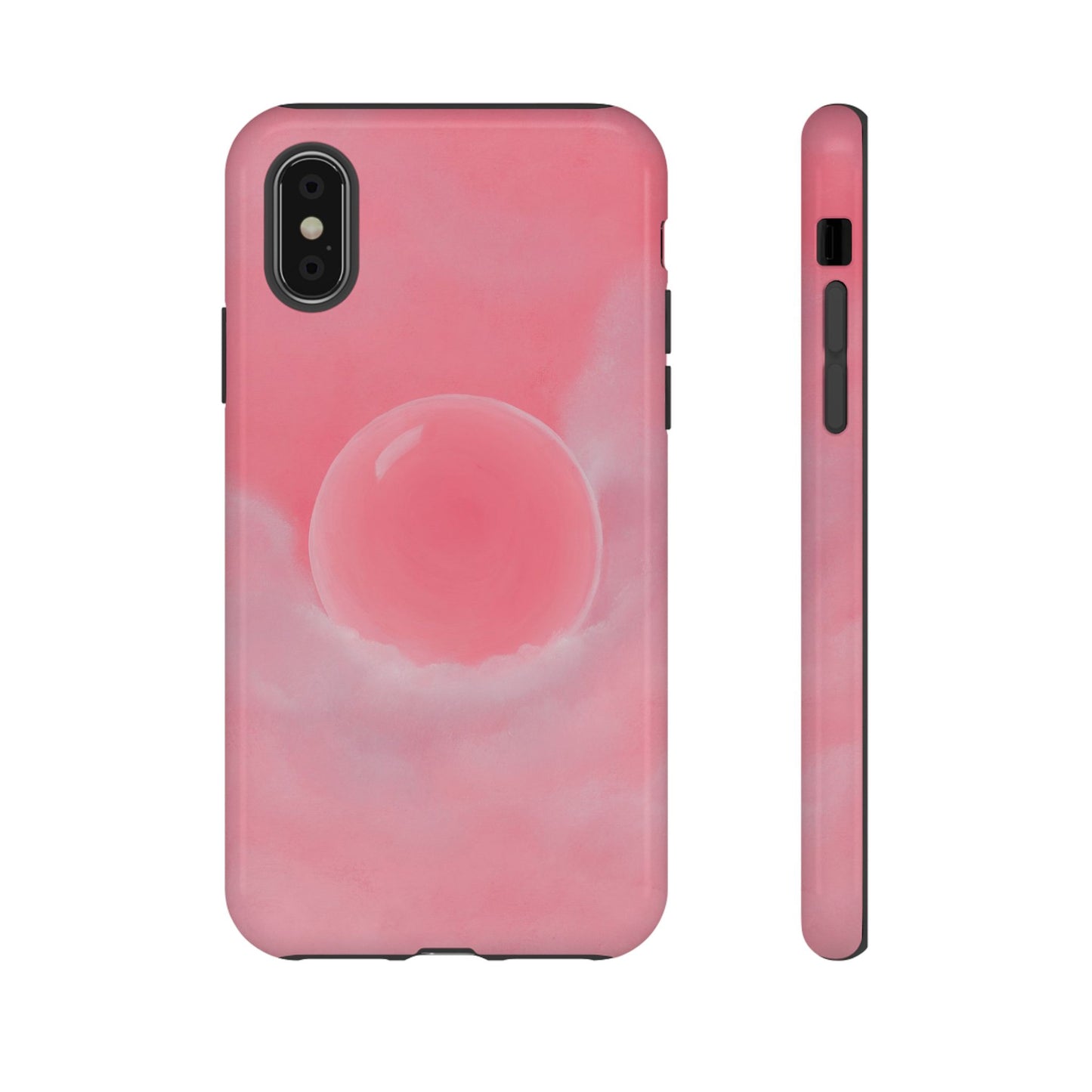 Phone case mockup featuring Glinda’s Good artwork by Lunar Lullabies