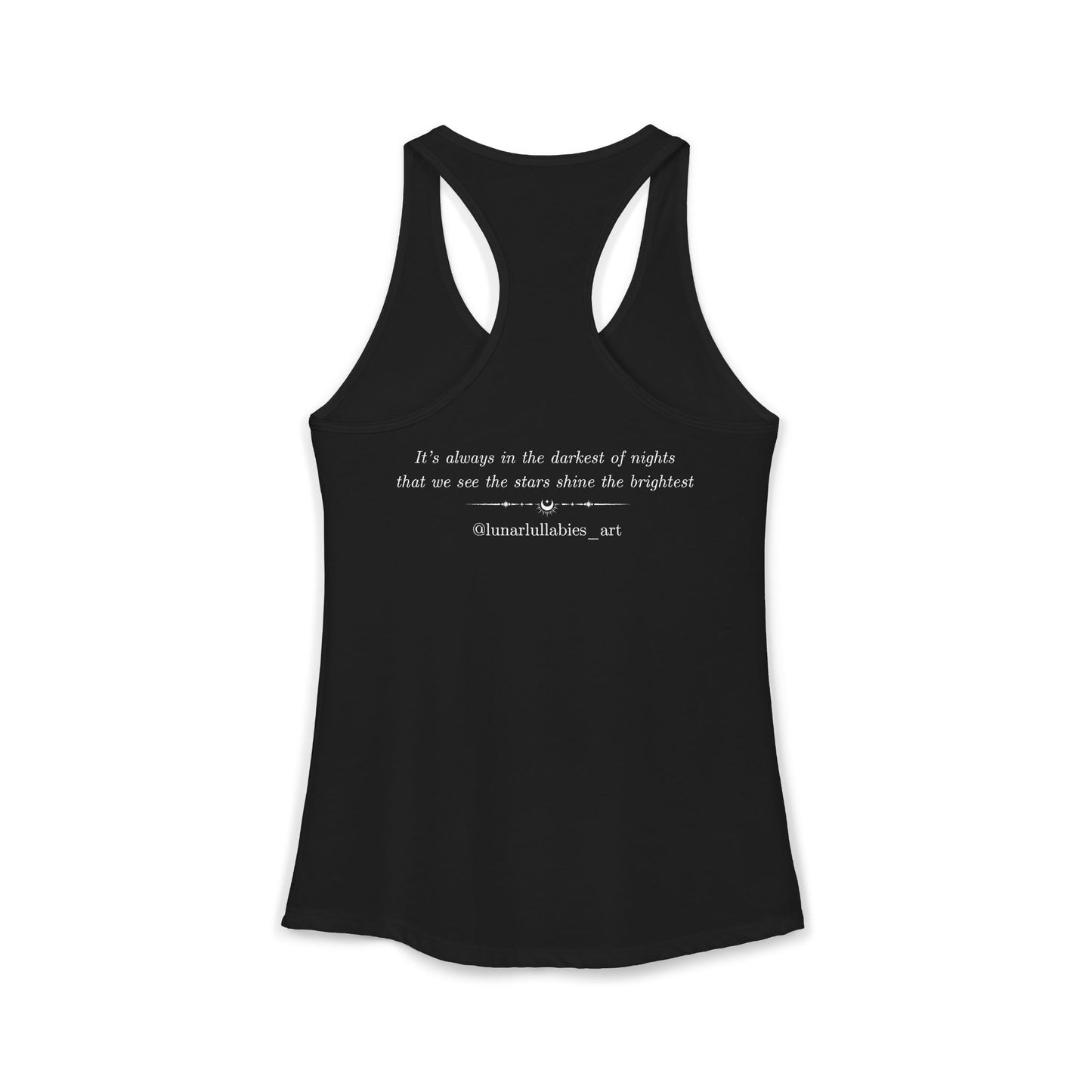 Space Between Racerback Tank — Women's Art Tank