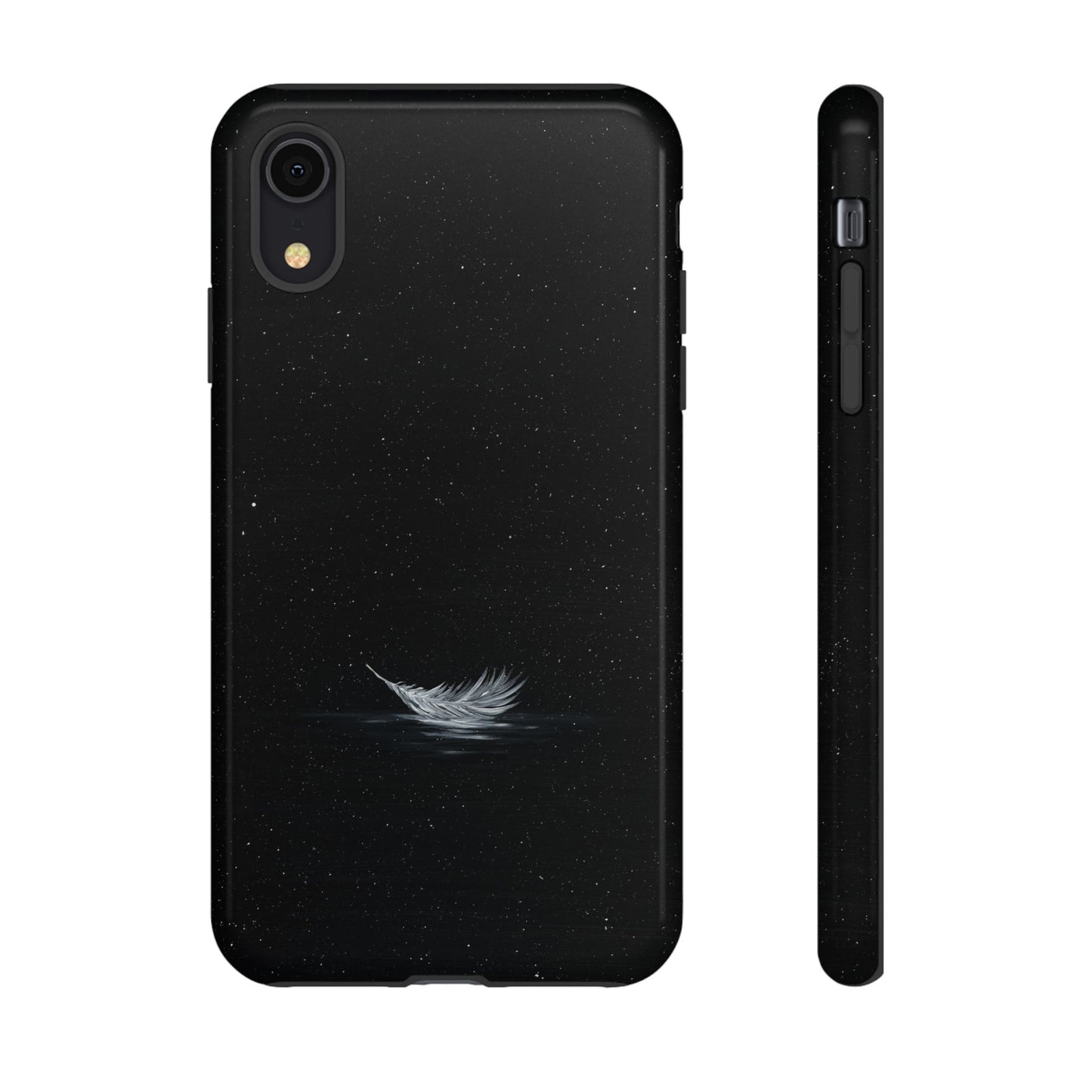 Phone case mockup featuring Stillness Speaks artwork by Lunar Lullabies