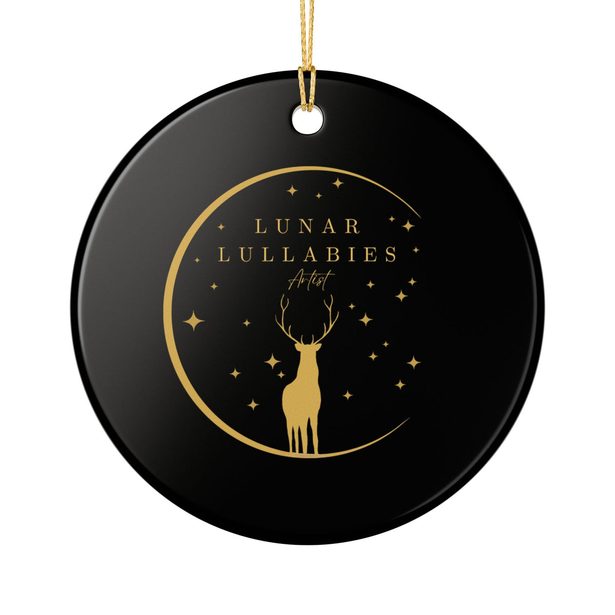 Space Between Ceramic Holiday Ornament