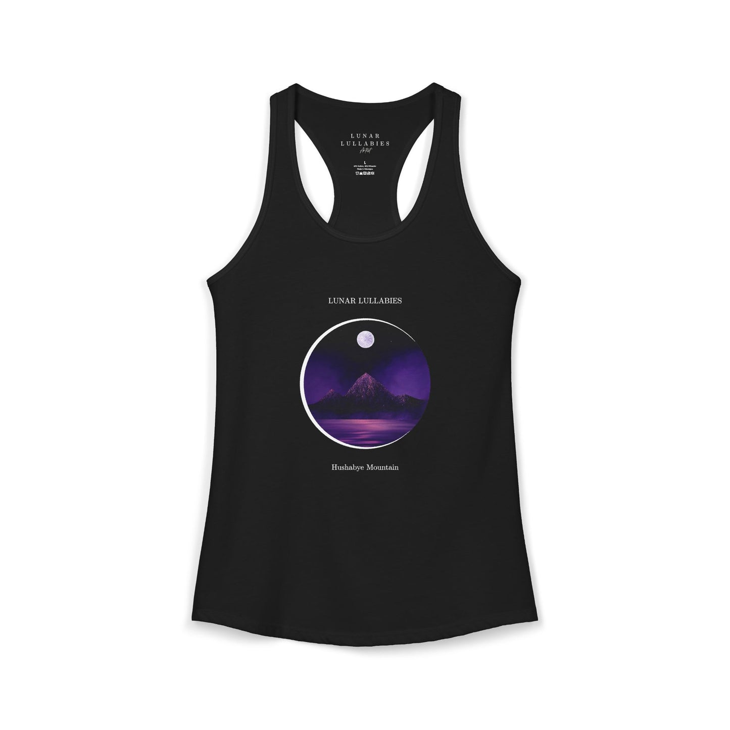 Hushabye Mountain Purple Moon Racerback Tank