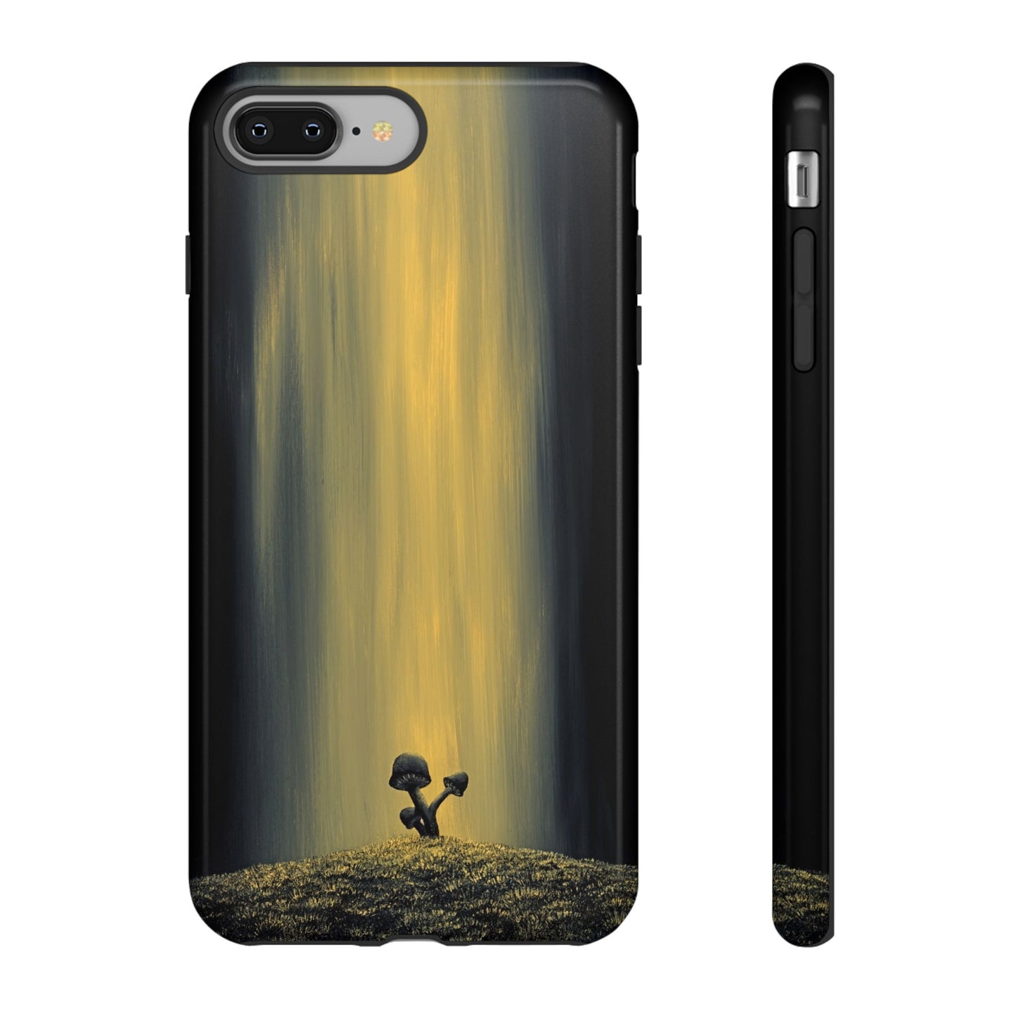 Phone case mockup featuring Ground Break artwork by Lunar Lullabies